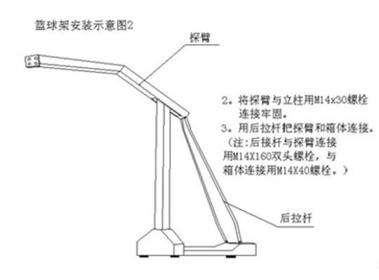 篮球架尺寸示意图及其标准规格要求