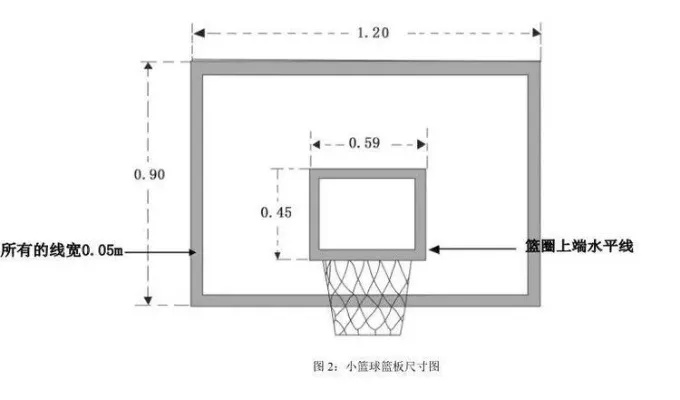 篮球架尺寸示意图及其标准规格要求-第3张图片-www.211178.com_果博福布斯