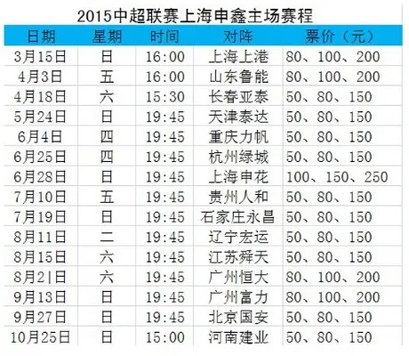 中超力帆V恒大合适售票 中超比赛售票指南